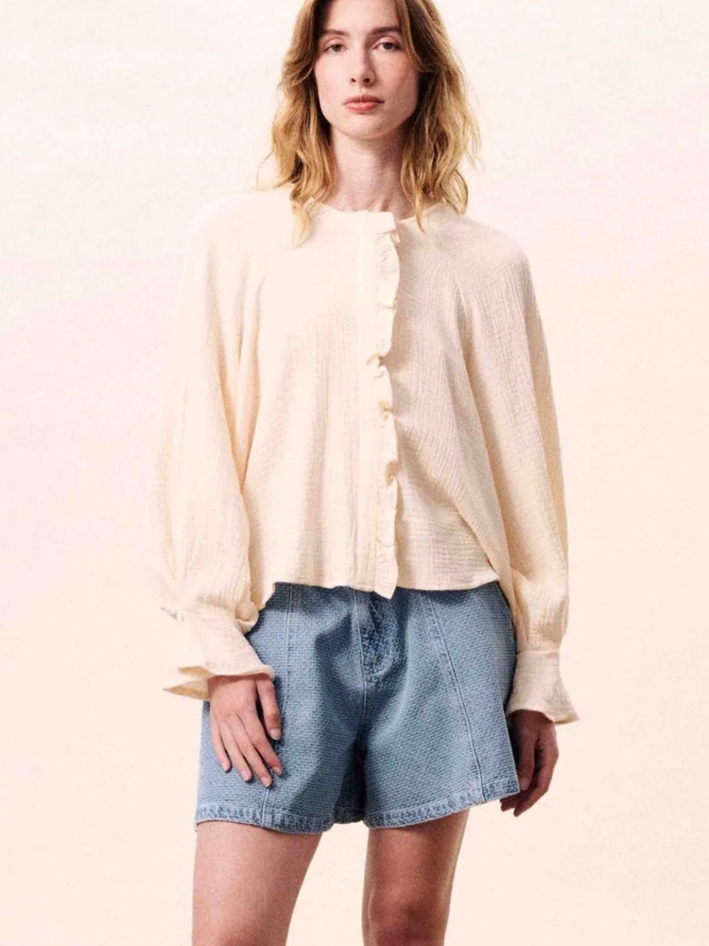 FRNCH 🇫🇷- KOKKINI CREAM SHIRT